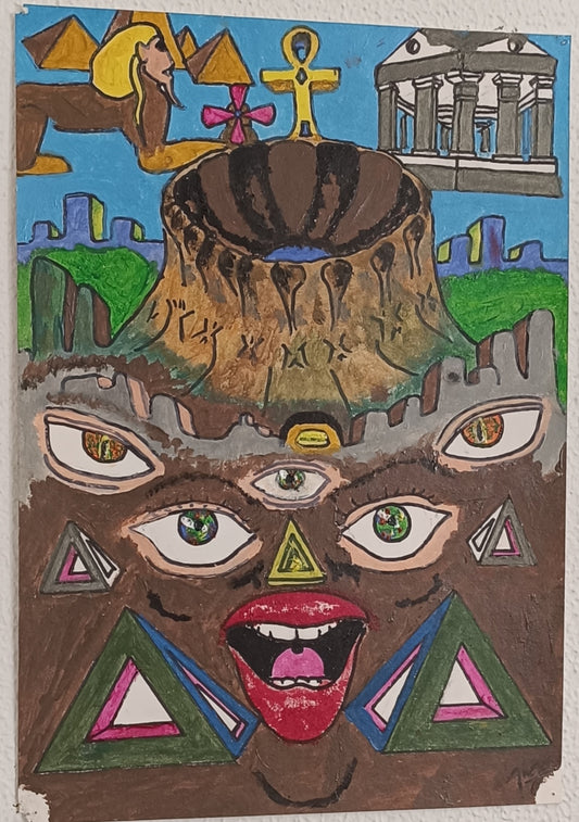 Artesanal 100% proceso y obra terminada, estos dibujos salen del corazón, un mapa emocional para descifrar y encontrarle sentido al arte, para no robarte tiempo está en cámara rápida, 5 horas en 37 segundos, esto es real, yo soy el que está pintando.
